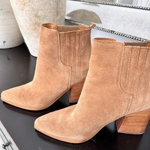 Marc Fisher suede booties